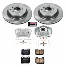 PowerStop OE Stock Replacement Low-Dust Ceramic Brake Pad, Rotor and Caliper Kit