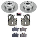 PowerStop OE Stock Replacement Low-Dust Ceramic Brake Pad, Rotor and Caliper Kit