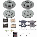 PowerStop OE Stock Replacement Low-Dust Ceramic Brake Pad and Rotor Kit