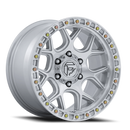 17x9 Fuel Off-Road Puma Gloss Silver Wheel 5x127 ET-12 CB71.5