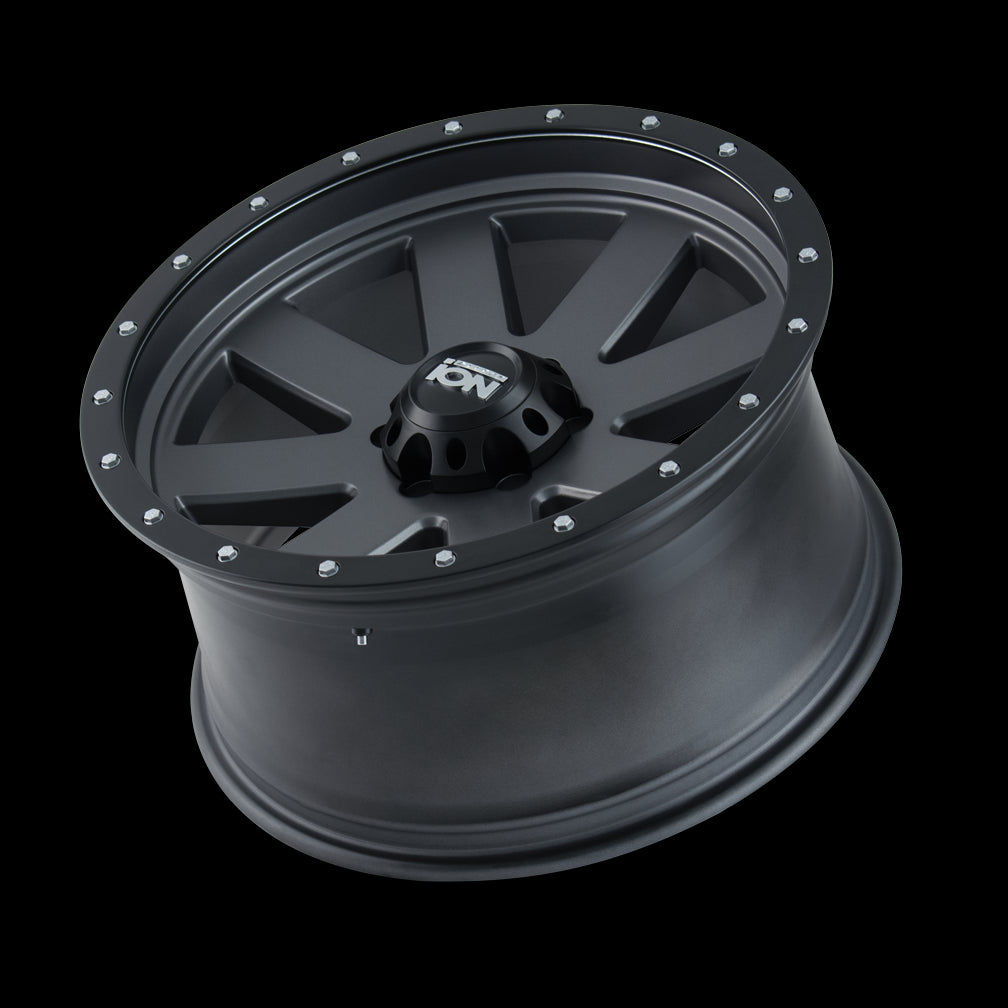 20x9 ION 134 Matte Black/Black Beadlock 6x139.7 ET18 wheel/rim