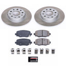 PowerStop Semi-Coated Rotor and Low-Dust Ceramic Brake Pad Kit