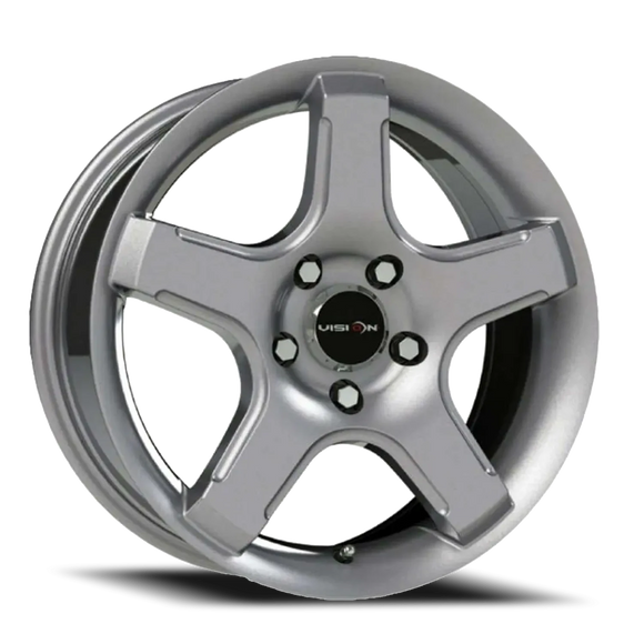 15x6.5 Vision 14 Series Silver Blank ET38 Wheel Rim