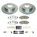 PowerStop Z36 Carbon-Fiber Ceramic Brake Pad with Drilled and Slotted Rotor Kit