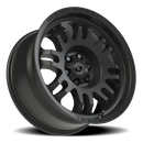 17x8.5 Vision 409 Inferno Satin Black 6x114.3 6x4.5 ET0 Wheel Rim