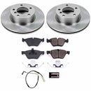 PowerStop OE Stock Replacement Low-Dust Ceramic Brake Pad and Rotor Kit