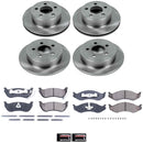 PowerStop OE Stock Replacement Low-Dust Ceramic Brake Pad and Rotor Kit
