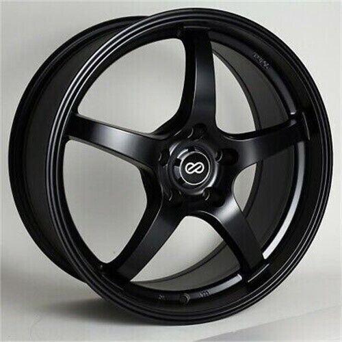 18X8 Enkei VR5 Black Wheel/Rim 5X112 5-112 18-8 ET45