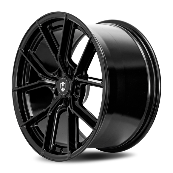 19x9.5 Curva CFF70 Gloss Black 5x114.3 ET40 wheel/rim