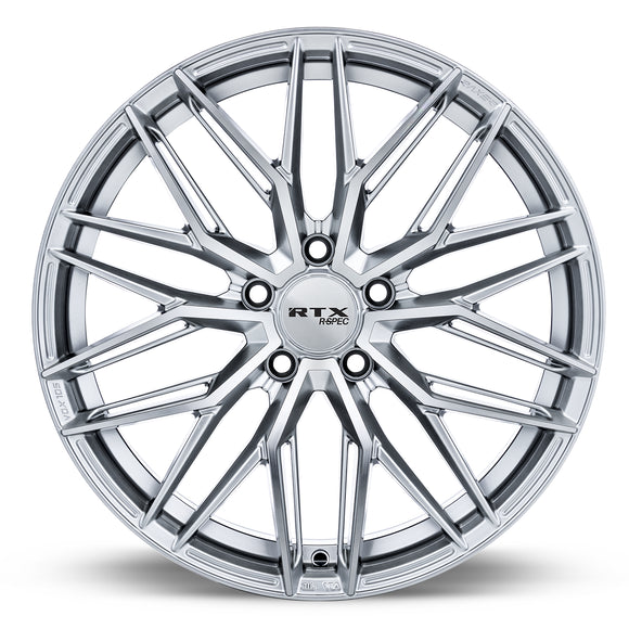 18x8.5 RTX SW20 Silver with Machined Face 5x112 ET45 wheel/rim