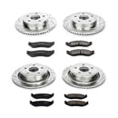 PowerStop Z23 Daily Driver Carbon-Fiber Ceramic Brake Pad and Drilled & Slotted