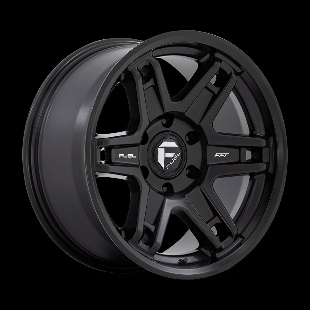 18X8.5 Fuel 1PC D836 Slayer Matte Black 6X139.7 6X5.5 ET-15 Wheel Rim