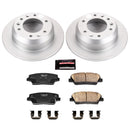 PowerStop Genuine Geomet Coated Rotor and Low-Dust Ceramic Brake Pad Kit