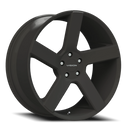 20x9 Vision 472 Switchback Satin Black Wheel 5x115 ET15 CB74.1