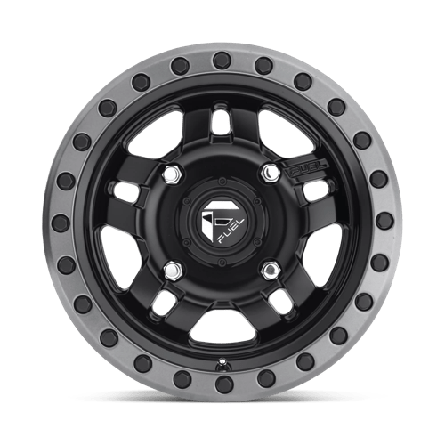 15X7 Fuel UTV D557 Anza Matte Black Gun Metal Ring 4X156 ET38 wheel/rim