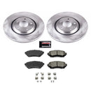 PowerStop OE Stock Replacement Low-Dust Ceramic Brake Pad and Rotor Kit