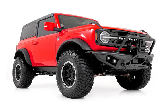 Rough Country Front Bumper Tubular With Winch Plate For Ford Bronco 21-23