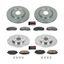 PowerStop Z23 Daily Driver Carbon-Fiber Ceramic Brake Pad and Drilled & Slotted