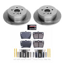PowerStop OE Stock Replacement Low-Dust Ceramic Brake Pad and Rotor Kit