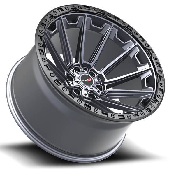 20x9 Vortek VRT-601 Spartan Matte Titanium 6x135 ET18 CB106.1 Wheel