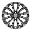 22" Replica CV30 fits GMC Yukon 1500 22x9 Gunmetal Machined
