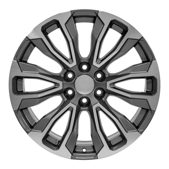 22" Replica CV30 fits GMC Yukon 1500 22x9 Gunmetal Machined