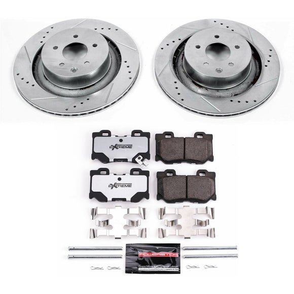 PowerStop Z26 Street Performance Ceramic Brake Pad and Drilled & Slotted Rotor K