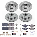 PowerStop OE Stock Replacement Low-Dust Ceramic Brake Pad and Rotor Kit