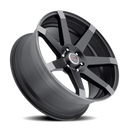 24x9.5 Vision 9042 Sultan Matte Black with Anthracite Spoke Ends 6x135 ET25 CB87