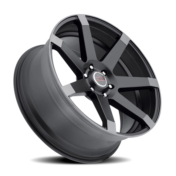 24x9.5 Vision 9042 Sultan Matte Black with Anthracite Spoke Ends 6x135 ET25 CB87