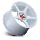 18X10.5 Motegi MR159 Battle V Matsuri White Pearl 5x114.3 ET35 Wheel Rim