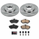 PowerStop OE Stock Replacement Low-Dust Ceramic Brake Pad and Rotor Kit