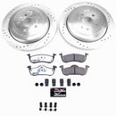 PowerStop Z36 Carbon-Fiber Ceramic Brake Pad with Drilled and Slotted Rotor Kit