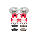 PowerStop Z23 Daily Driver Carbon-Fiber Ceramic Pads Drilled & Slotted Rotor & C