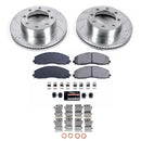 PowerStop Z23 Daily Driver Carbon-Fiber Ceramic Pads Drilled & Slotted Rotor & C