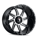 22x12 American Truxx Vortex Black/Machined 6x135 ET-44 wheel/rim-4