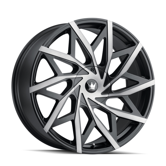 22X9.5 Mazzi Big Easy Black-Matte Wheel/Rim 5x115 ET18 372-22988TM