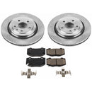 PowerStop OE Stock Replacement Low-Dust Ceramic Brake Pad and Rotor Kit