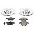 PowerStop Z23 Daily Driver Carbon-Fiber Ceramic Brake Pad and Drilled & Slotted