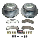PowerStop Z36 Carbon-Fiber Ceramic Brake Pad with Drilled and Slotted Rotor Kit
