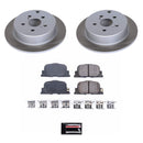 PowerStop Semi-Coated Rotor and Low-Dust Ceramic Brake Pad Kit