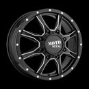 20X8.25 Moto Metal MO995 Satin Black Milled - Front 8X210 ET127 wheel/rim-1