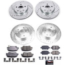 PowerStop Z23 Daily Driver Carbon-Fiber Ceramic Brake Pad and Drilled & Slotted