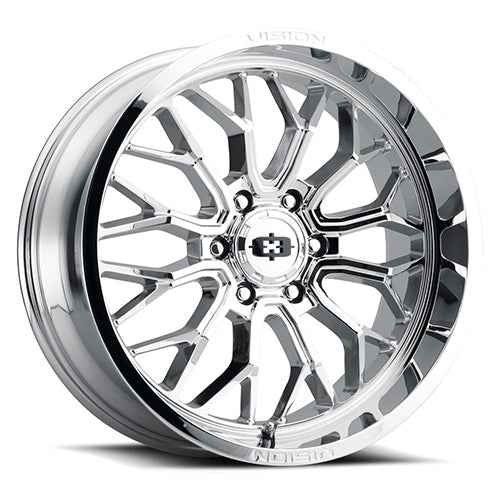 Vision 402 Riot Chrome 22X10 8x180 ET-19 Wheel/Rim
