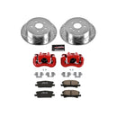 PowerStop Z23 Daily Driver Carbon-Fiber Ceramic Pads Drilled & Slotted Rotor & C