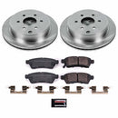 PowerStop OE Stock Replacement Low-Dust Ceramic Brake Pad and Rotor Kit