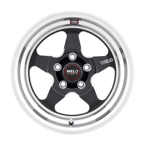 15x10 WELD Performance Ventura Drag Black Milled 5x115 ET22 Wheel Rim