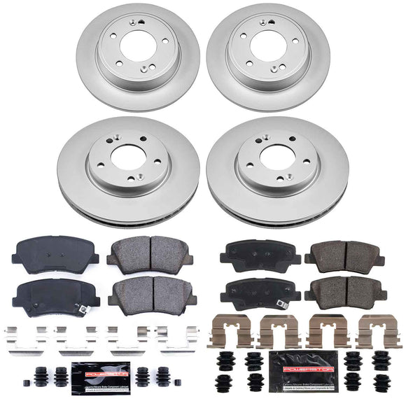 Z23 Daily Driver Premium Carbon-Fiber Ceramic Brake Pad and Fully Coated Rotor K