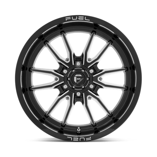 20x9 Fuel Off-Road D761 Clash Gloss Black Milled 6x135 ET1 CB87.1 Wheel Rim