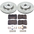PowerStop OE Stock Replacement Low-Dust Ceramic Brake Pad and Rotor Kit